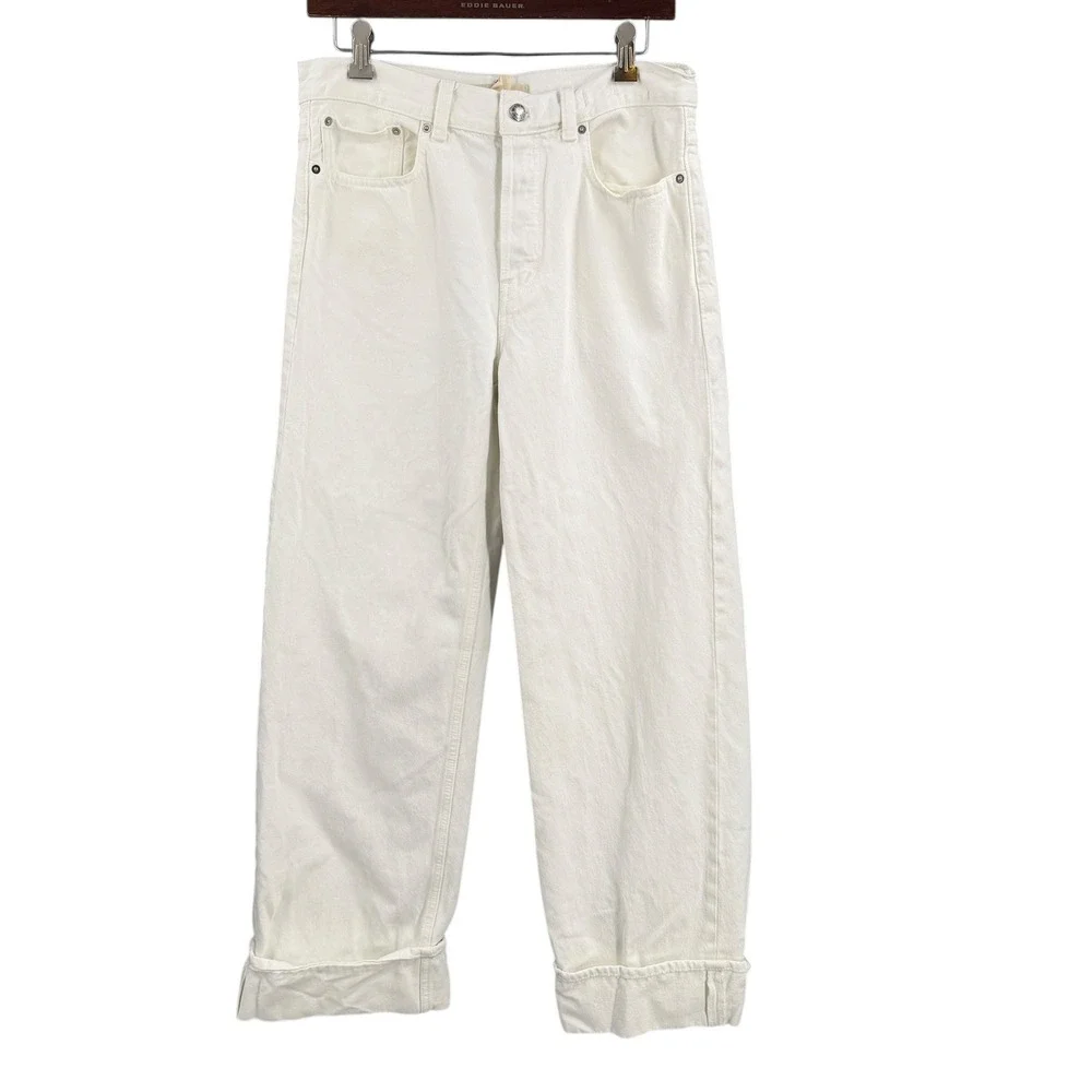 Madewell Low-Slung Baggy Jeans White